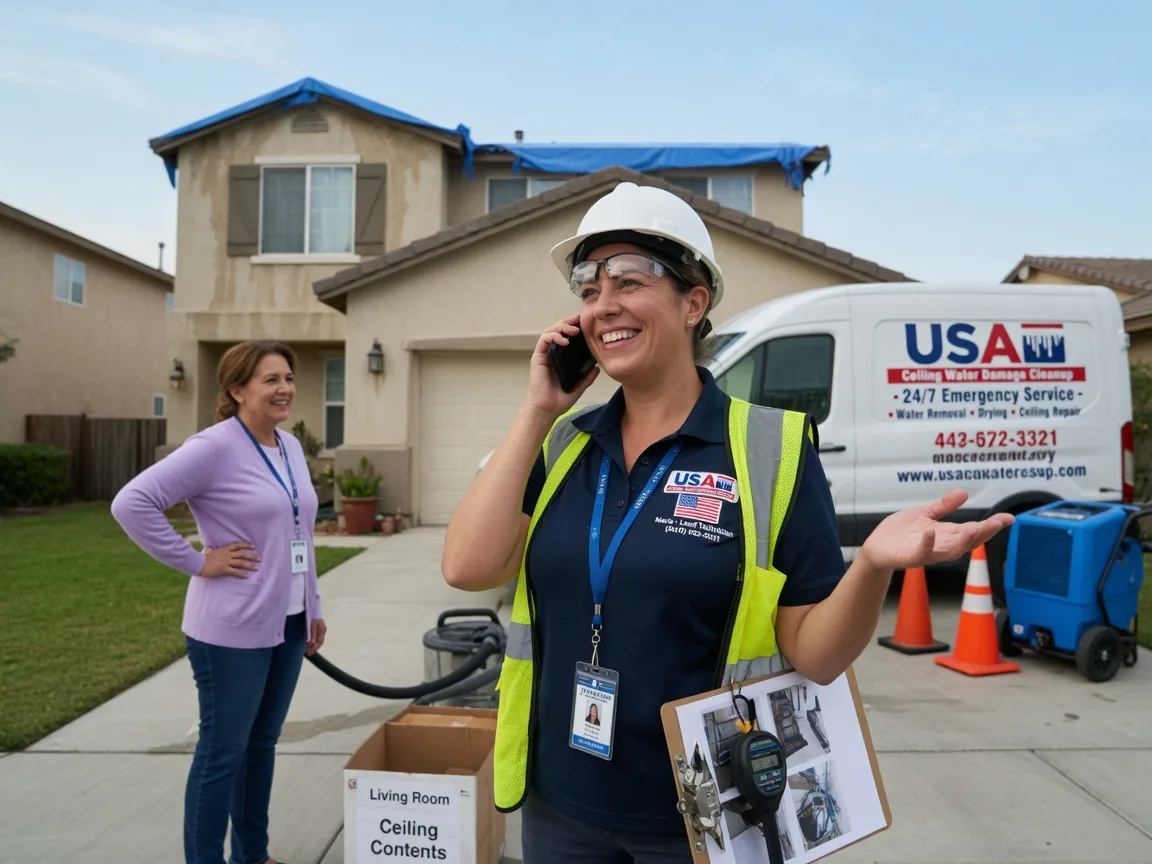 Ceiling Water Damage Restoration Rio, WI FAQs